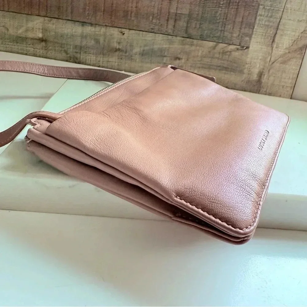 NWOT Lucky Brand Biro Leather Crossbody